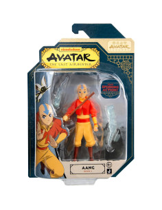 Figura Aang (Libro Uno) Jazwares 11.4 cm con Bastón y Efectos 2