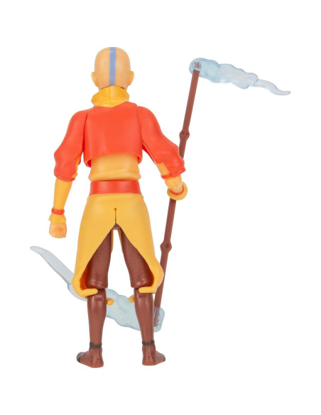 Figura Aang (Libro Uno) Jazwares 11.4 cm con Bastón y Efectos