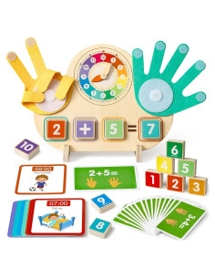 Juguete de Aprendizaje Montessori Toyssa - Matemáticas y Reloj