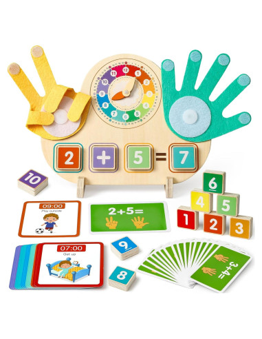 Juguete de Aprendizaje Montessori Toyssa - Matemáticas y Reloj