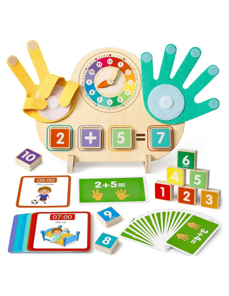 Juguete de Aprendizaje Montessori Toyssa - Matemáticas y Reloj