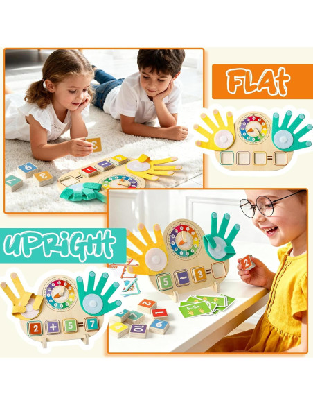 Juguete de Aprendizaje Montessori Toyssa - Matemáticas y Reloj