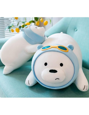 Juguete de Peluche Oso Polar OUKEYI 35 cm Blanco Kawaii