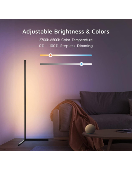Lámpara de Esquina LED Inteligente Tacopet 155 cm RGBWW