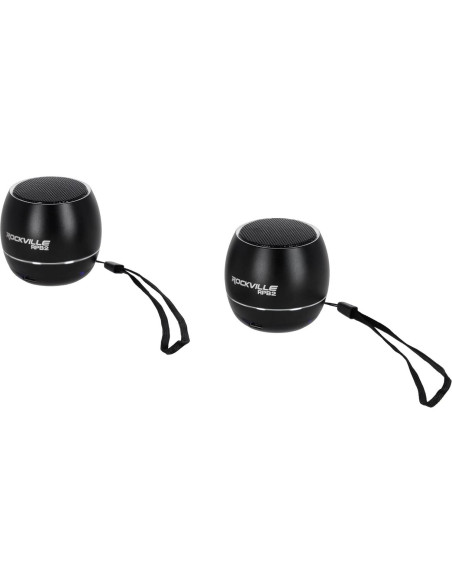 Altavoces Bluetooth Portátiles Rockville RPB3-Negro 5W TWS