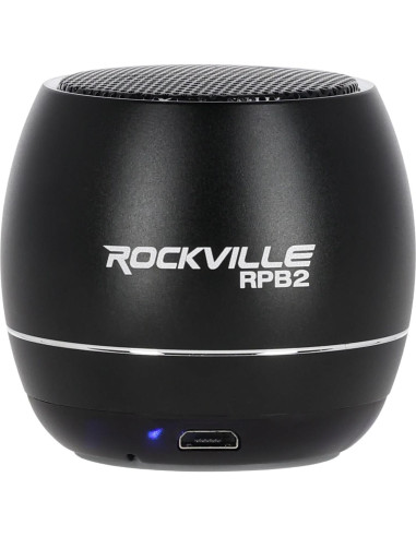 Altavoces Bluetooth Portátiles Rockville RPB3-Negro 5W TWS