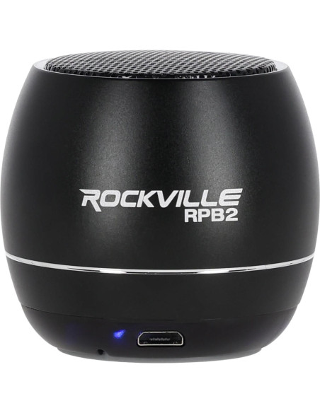 Altavoces Bluetooth Portátiles Rockville RPB3-Negro 5W TWS