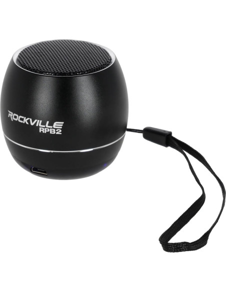 Altavoces Bluetooth Portátiles Rockville RPB3-Negro 5W TWS