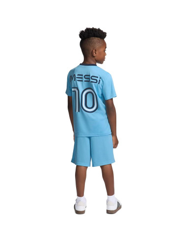 Conjunto de 2 Piezas Messi Juvenil Camiseta y Pantalones Cortos