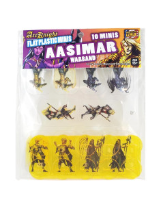 Miniaturas Planas de Plástico Arcknight Aasimar 10p para D&D