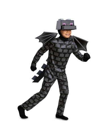 Disfraz de Dragón Ender Minecraft Disfraz Deluxe Niños S