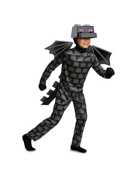 Disfraz de Dragón Ender Minecraft Disfraz Deluxe Niños S