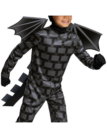 Disfraz de Dragón Ender Minecraft Disfraz Deluxe Niños S