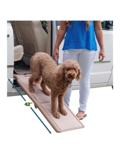 Rampa Plegable para Mascotas Pet Gear 107 cm Arena 91 kg