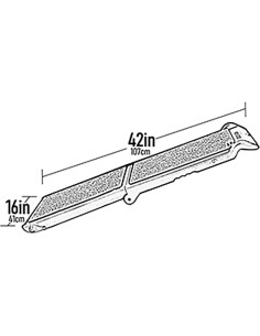 Rampa Plegable para Mascotas Pet Gear 107 cm Arena 91 kg 2