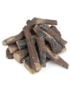 Registros de Cerámica para Chimenea Uniflasy 10 Piezas 19.6-37.1 cm