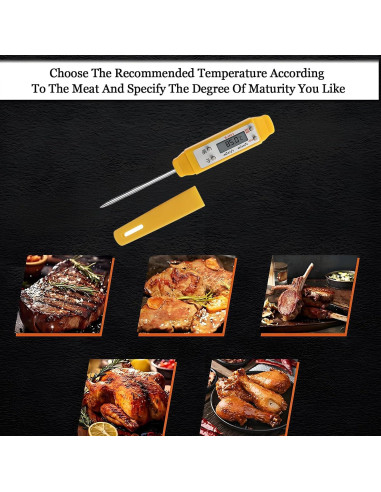 Termómetro Digital de Carne Ausenzup - Precisión Alta 300C