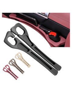 Organizador de Espacio entre Asientos de Coche Genérico 2PCS Negro