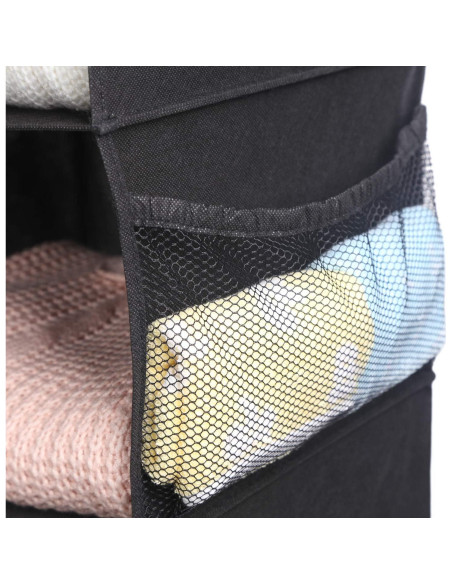 Organizador de Closet Colgante MAX Houser 4 Estantes Negro