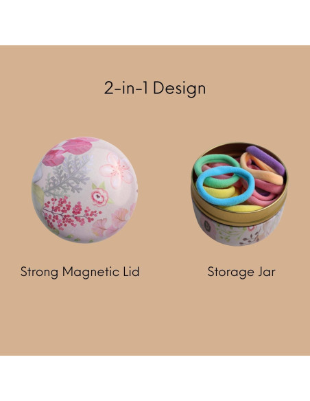 Soporte Magnético para Horquillas FAIRCHIC - 20 Piezas Rosa