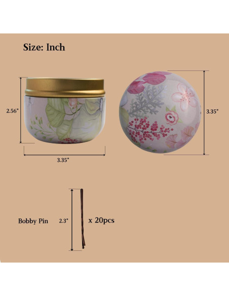 Soporte Magnético para Horquillas FAIRCHIC - 20 Piezas Rosa