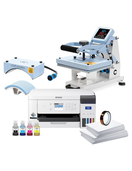 Combo Impresora Sublimación Epson F170 + Prensa Térmica 23x30.5cm