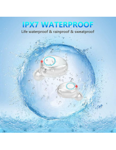 Auriculares Inalámbricos F9 Mini Bluetooth 5.3 IPX7 para Samsung 2