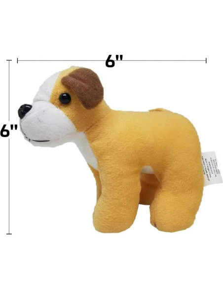 Set de 24 Juguetes de Peluche de Perro Suave - Bottles N Bags Set de 24 Juguetes de Peluche de Perro Suave - Bottles N Bags