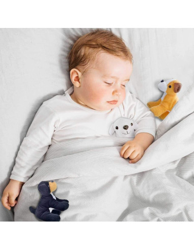 Set de 24 Juguetes de Peluche de Perro Suave - Bottles N Bags