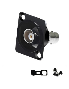 Conector BNC D-Type 50 Ohm Hembra a Hembra YiKaiEn