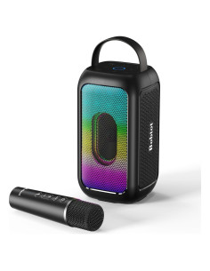 Altavoz Bluetooth Portátil Bobtot 40W con Micrófono Inalámbrico