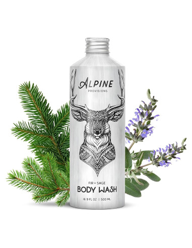 Jabón Corporal Natural Alpine Provisions 500ml Abeto y Salvia