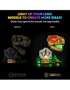 Kit de Luz LED Hilighting para Lego Fósiles T. rex 2