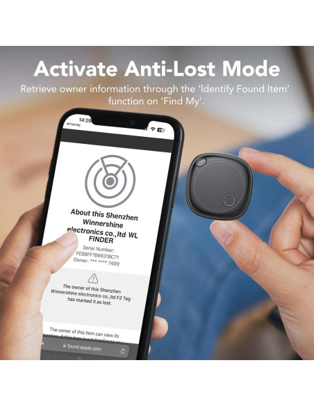 Etiquetas Air Tracker Ajblg - Paquete de 4, Bluetooth iOS