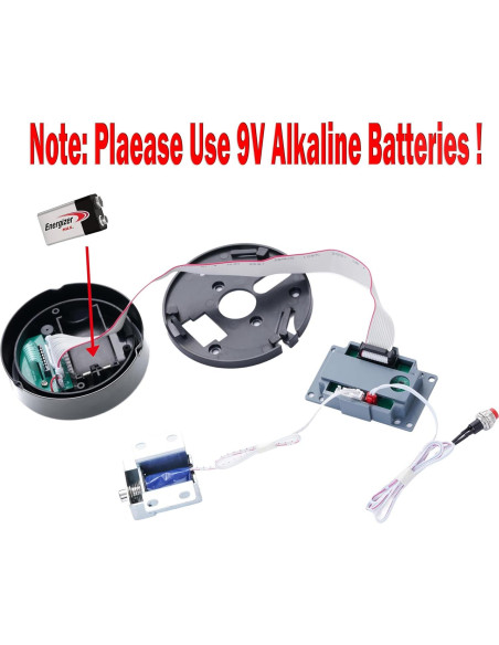 Cerradura Electrónica de Seguridad La Macaza LM-SC019SL Cromo