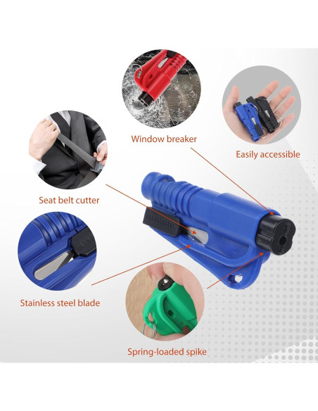 4 Piezas Herramienta de Escape Automóvil BOHUIZ 3 en 1