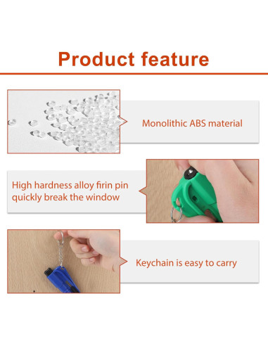 4 Piezas Herramienta de Escape Automóvil BOHUIZ 3 en 1