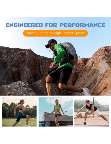 Correa de Rodilla de Silicona EKZ - Soporte Ergonómico Mediano