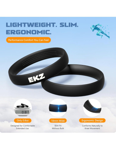 Correa de Rodilla de Silicona EKZ - Soporte Ergonómico Mediano