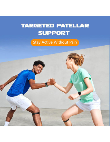 Correa de Rodilla de Silicona EKZ - Soporte Ergonómico Mediano