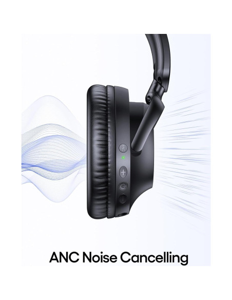 Auriculares TAGRY H08 Inalámbricos con ANC 100H Negro