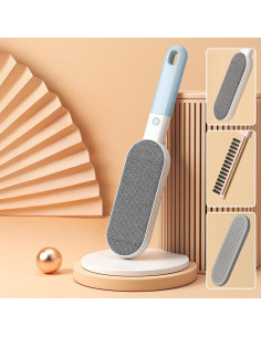 Cepillo Removedor de Pelusa JoyArrive Azul - Multifuncional 2