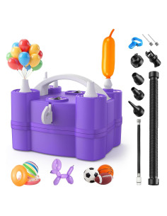 Bomba de aire eléctrica 4 en 1 Keaibuding para globos y pelotas