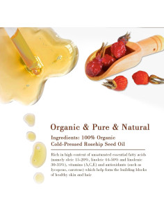 Aceite de Rosa Mosqueta Orgánico MMPANG 125 ml Puro Antienvejecimiento 2