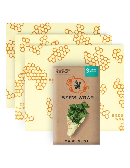 Envolturas de Cera de Abeja Bee's Wrap 3PK Grande 33x36cm