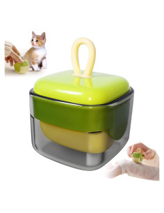 Rodillo de Pelusa Lavable LEZHUAN Verde - Removedor de Pelo de Mascota Portátil