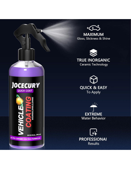 Spray Cerámico 3-en-1 Jocecury - Hidrofóbico, 370g