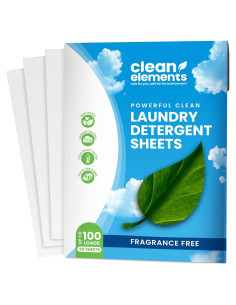 Hojas de detergente ecológicas Clean Elements 50 unidades