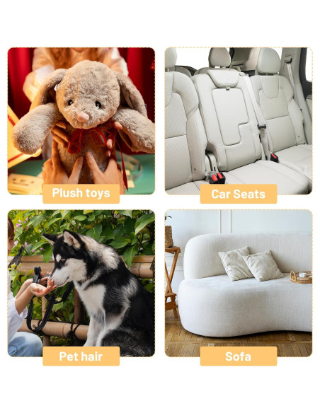 4 Cepillos Quitapelusas Plegables YQQYG Portátiles Reutilizables