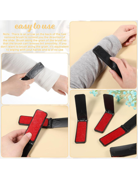 4 Cepillos Quitapelusas Plegables YQQYG Portátiles Reutilizables